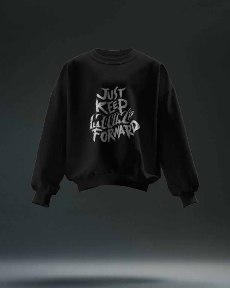 Power Oversized Sweatshirt-black1
