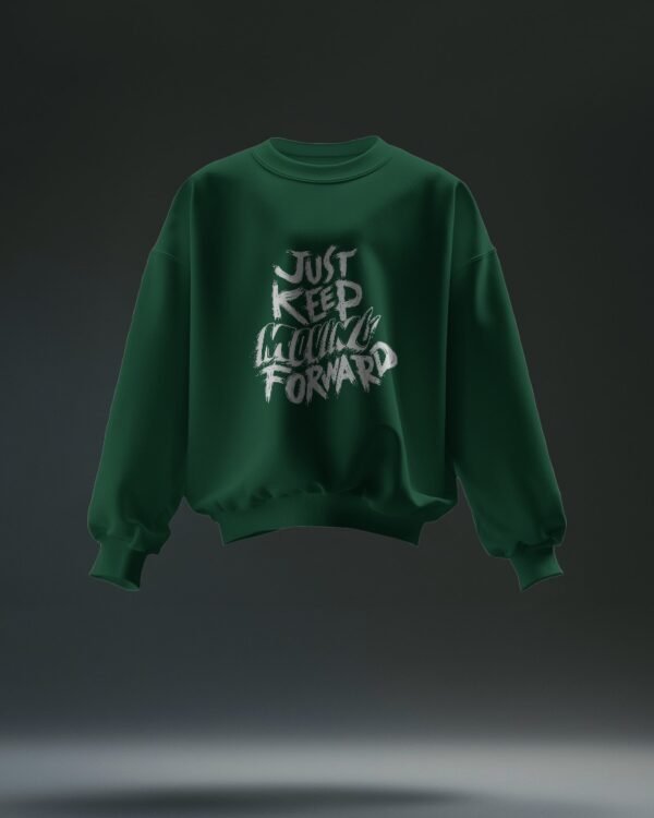 Power Oversized Sweatshirt-bottle green1