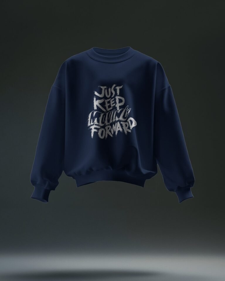 Power Oversized Sweatshirt-navyblue1