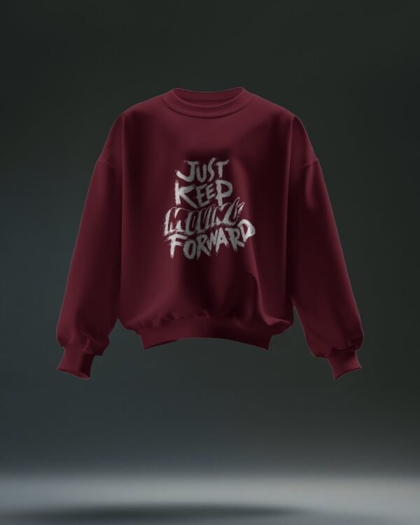Power Oversized Sweatshirt-maroon1
