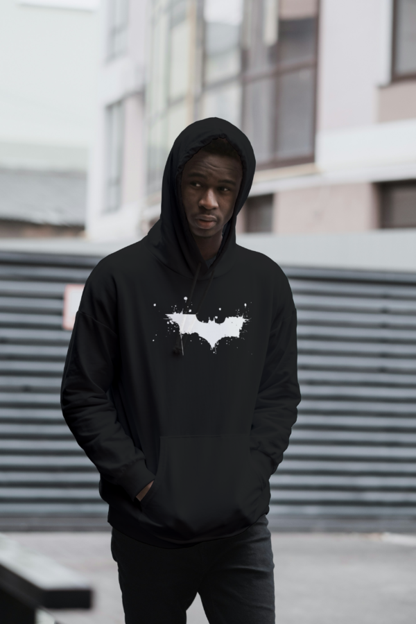 Batman Oversized hooded sweatshirt-black1