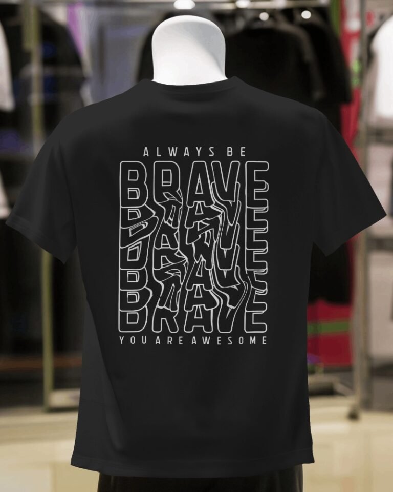 Brave Unisex Supima T-shirt-black1