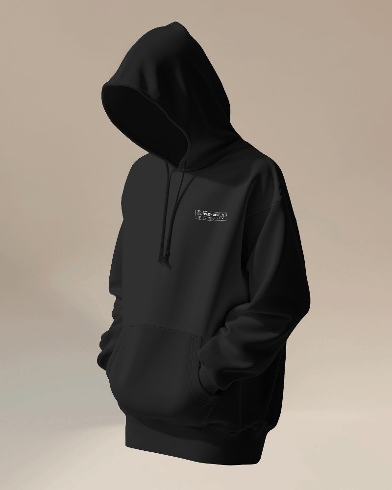 Crazy Vibes Oversized Hooded Sweatshirt