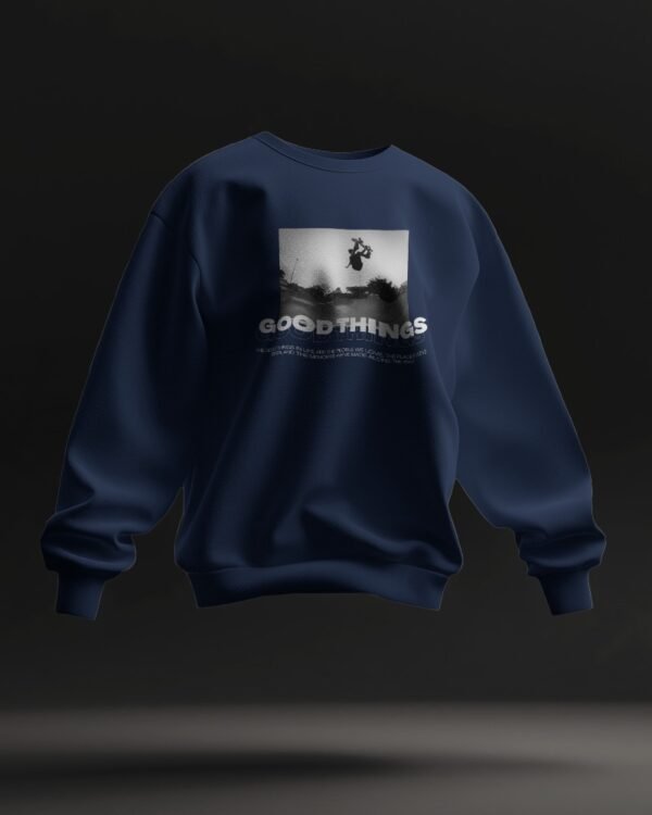 Good Things Oversized Sweatshirt-navyblue1