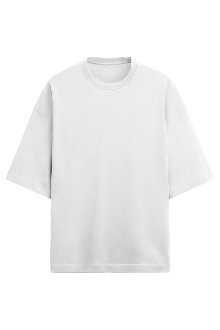 Custom printing Unisex Terry T-shirt – White