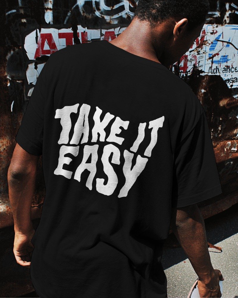 Take It Easy Oversized Terry T-shirt